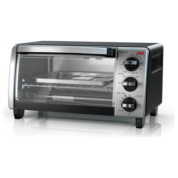 4-Slice Toaster Oven with Natural Convection, Black, TO1750SB