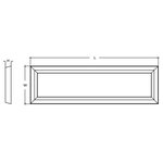 AFX Inc. - Zurich LED Linear Surface Mount, White - Features: