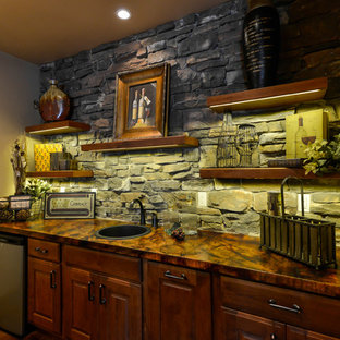 Hausbar mit Kupfer-Arbeitsplatte Ideen, Design & Bilder - Juni 2020