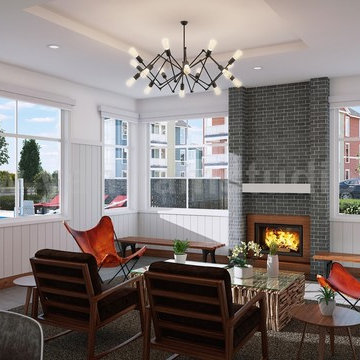 Modern Clubhouse and Common Room Interior Design Firms, Rome – Italy