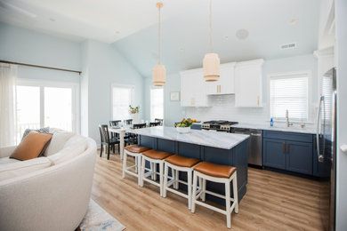 Beach style kitchen photo in Philadelphia