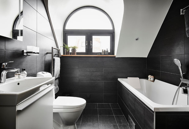 Contemporary Bathroom by A3 Byggprojekt AB