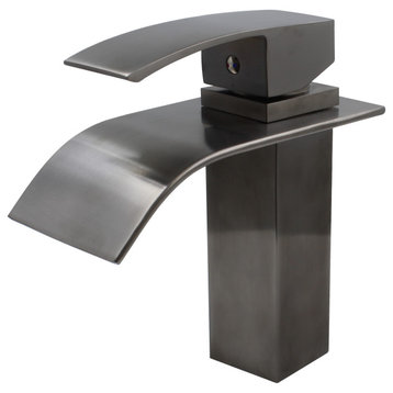 Novatto Remi Single Lever WaterSaver Bathroom Faucet, Gunmetal