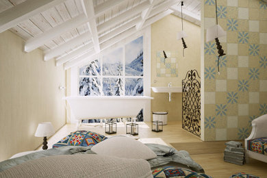 Bathroom in a bedroom