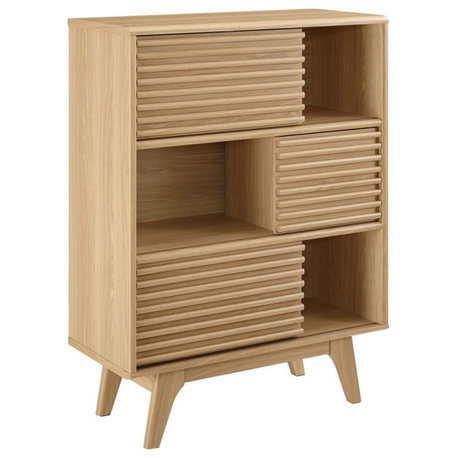 Render Three-Tier Display Storage Cabinet Stand