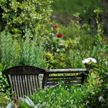 Aménagement d'un jardin à la campagne