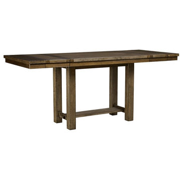Ashley Moriville Extendable Counter Height Dining Table in Brown