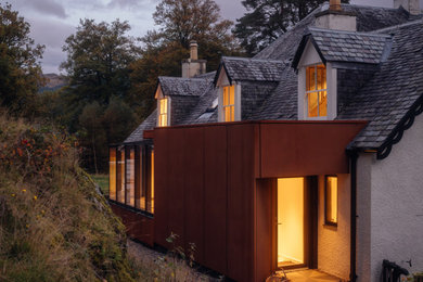 Inspiration for a medium sized contemporary extension in Glasgow.
