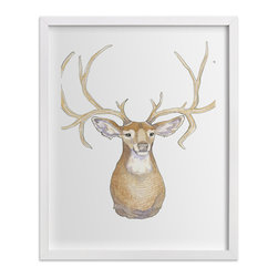 Deer Mr, Buck by Natalie Groves - Fine Art Prints