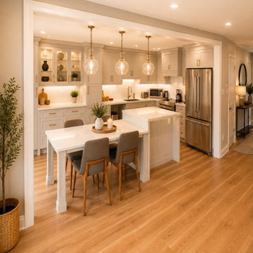 Maple, ON, Main Floor Remodeling with load bearing wall removals