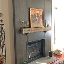 Watercolor Fireplace
