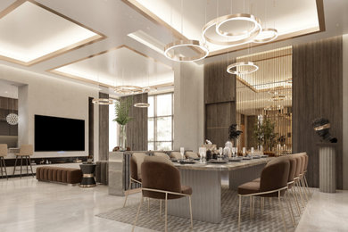 Modern Guest and Dinning Area