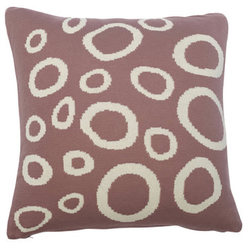 Kyle Dusty Rose Throw Pillow