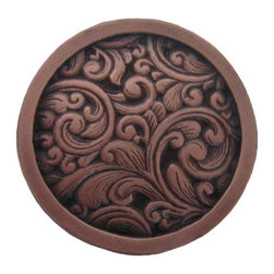 Inviting Home Inc. - Saddleworth Knob, Antique-Style Copper - Cabinet And Drawer Knobs