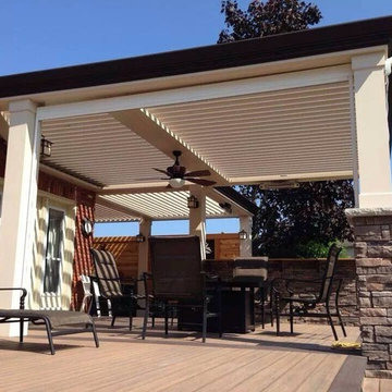 Arcadia Louvered Roof: variety of installation types