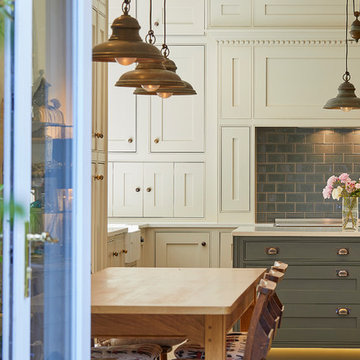 Shaker Style Kitchen For Former School House