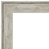 Crackled Metallic Non-Beveled Full Length Floor Leaner Mirror - 29 x 65 in.