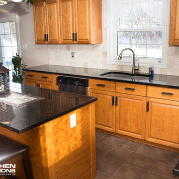Black Granite Kitchen Facelift