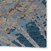 Kavi by Jaipur Living Thea Knotted Abstract White/Navy Area Rug, 2'x3'