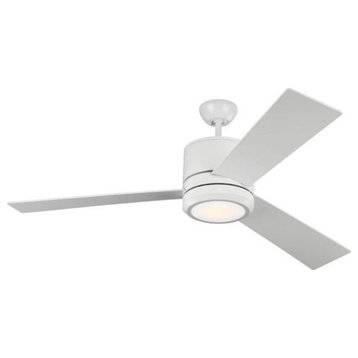 Visual Comfort Fan Vision Max 56 Inch Ceiling Fan In Matte White