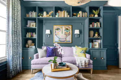 Inspiration for a timeless living room remodel in Other