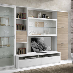 Modern Italian Wall Unit Composition JA-1081 - $2,675.00 - Entertainment Centers And Tv Stands