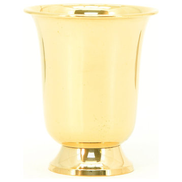 Small Polished Gold Vase