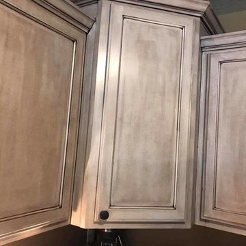 Before and After Cabinet Painting