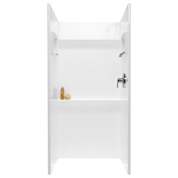 Swan 36x36x72 Veritek Shower Wall Surround, White