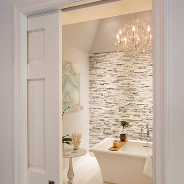 Free standing tub spa