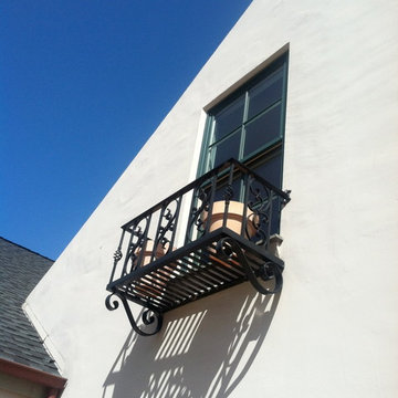 Santa Barbara: Traditional Juilet Balcony & Window Box