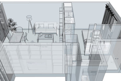 En cours d'étude de rénovation, aménagement & décoration d'un 50 m2