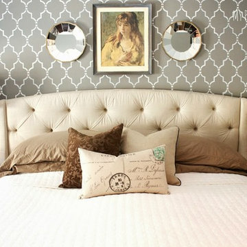 Marrakech Trellis Stenciled Bedroom
