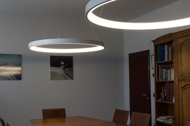 Photo of a contemporary dining room in Le Havre.
