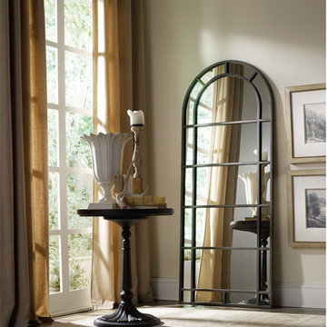 Hooker Furniture Corsica Metal Floor Mirror in Black