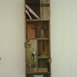 Repurposed Ammunition Box Organizer - Display And Wall Shelves 