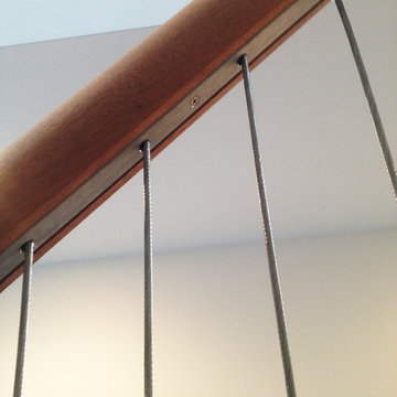 Custom Vertical Cable Railing System in Cambridge, MA