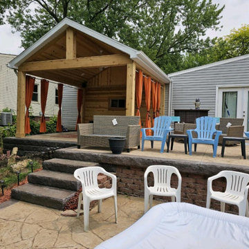 Doylestown OH Covered Porch/Patio Freestanding w/ Gable Roof