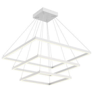 Kuzco - CH88332-WH - Piazza 32-in White LED Chandeliers