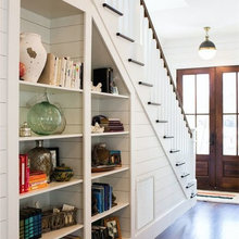under the stairs