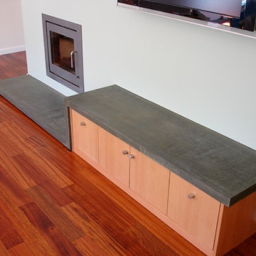 Concrete Fireplace Surrounds