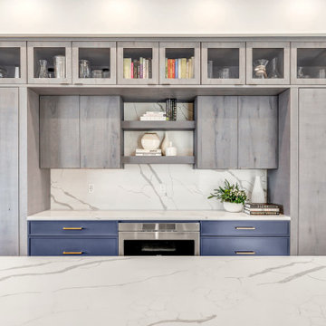 Euro Sawn Oak Contemporary Kitchen