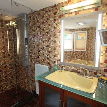Earth Tone Bathroom