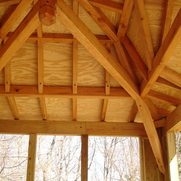 Timber frame for a teahouse