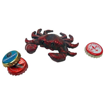 Deep Sea Red Crab Cast Iron Bottle Opener: Set of Two