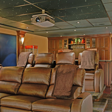 Home Theater - Weston Custom Home - 01
