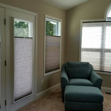 Sun and privacy control in a sunroom