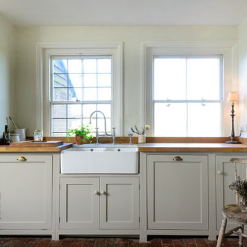 Lidham Hill Farm Farmhouse Kitchen by deVOL