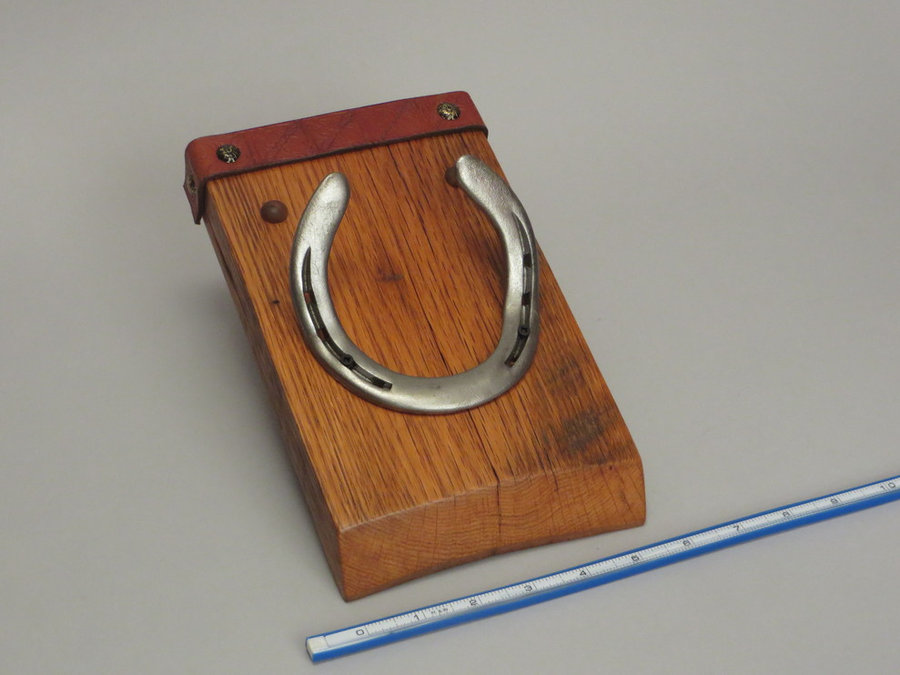 #R15107 Reclaimed Lumber, Horse Shoes, Tack Leather
