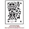 Otomi Craft Stencil, Reusable Trendy Craft Stencils For DIY Home Projects, Small